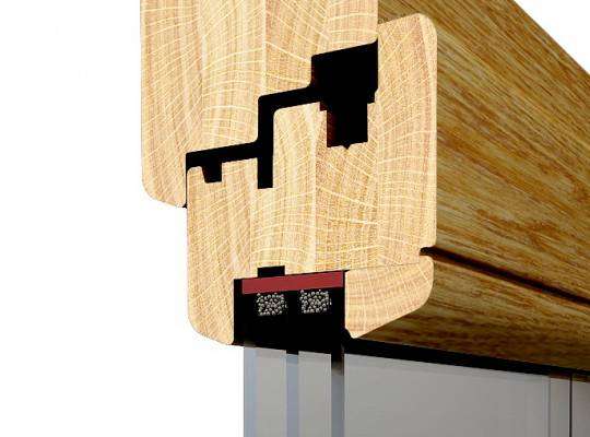 Grafika 3D Okna drewniane Pozbud